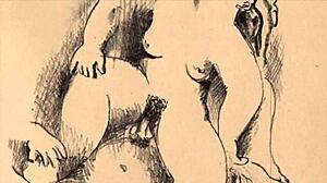 vintage retro drawings collection 😍📜