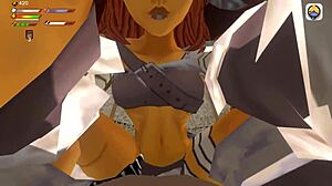 Femdom goblin gangbang monster gangbang in 3d bdsm game