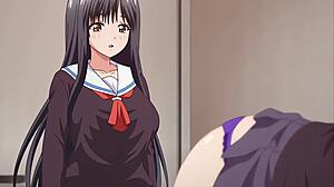 Watch this hentai scene with big tits and blowjob