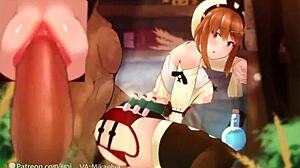 Reisalin's hidden forest fuck with Ryza Stout ends in creampie