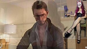 i'm riding that redhead wife's wet pussy in boundaries of morality 2 with big tits and stockings