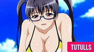 Stepmom is cheating on her husband with her step son hentai big tits boobs