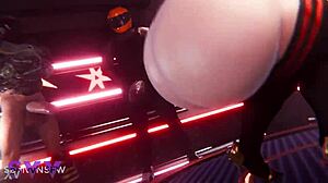 wanna see burnice's big ass twerk before anal pounding in 3d hentai?