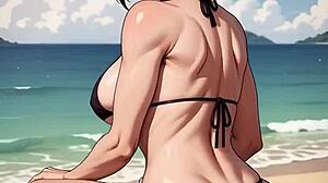 Hange Zoe Likes Sunbathing With Hairy Armpits