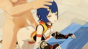 香菱がヘンタイアニメで激しく扱われる