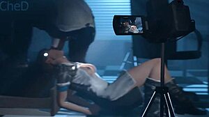 Hentai de vértigo con tetitas firmes rebotando salvajes