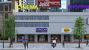 Her first threesome, and she enjoys it to the max in hentai kink maker game.