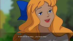 the secret of the house involves a blonde college woman getting intimate in the park with rita