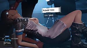 Hentai de vértigo con tetitas firmes rebotando salvajes