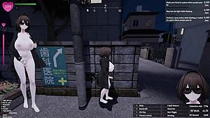 Manaka Flashes In Residential Area Uncensored