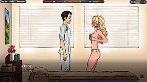 A Lustful Masseur Brings Jenny To Intense Orgasm On The Table