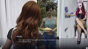 i'm riding that redhead wife's wet pussy in boundaries of morality 2 with big tits and stockings