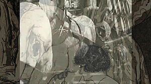 vintage erotic art collection from retro times