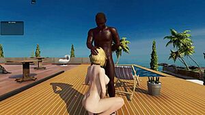 Blowjob Blondy Slut Devours Monster Cock