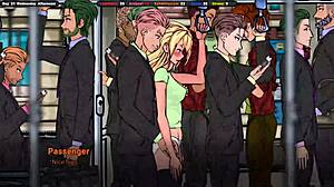 Jenny Loves It When Strangers Make Her Orgasm On The Bus Hentai Game