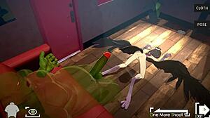 harpy showcases an orc massage in the game