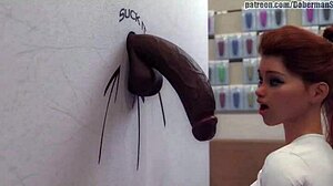 Filem Anime Cuckold Terbentang Adegan 3D Harian