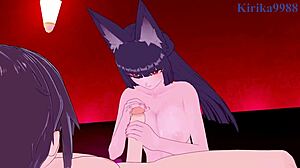 Hoshimi Miyabi and Ju Fufu INTENSE SEX