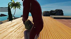 Blowjob Blondy Slut Devours Monster Cock