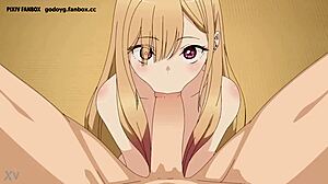 Is Marin Kitagawa Sucking Big Cock?