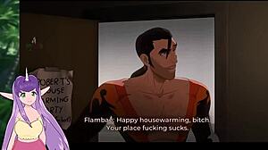 blonde brunette muscular sexy dispatch episode 6 hides steamy game hentai secrets