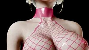 Blonde Hailey cowgirls with big ass and tits