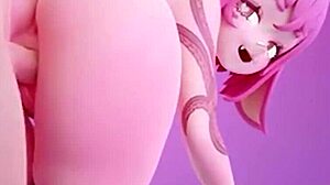 Vtuber shakes ass until hard fuck