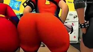 fortnite hentai explodes with big ass anal blowjob frenzy! insane tits compilation