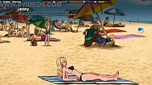 Public Subway Whore Discovers Thrill of Outdoor Exposure Game