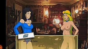 wonder woman parody: diana's ass wrecked in old city hentai?