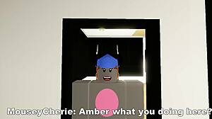 Blonde MouseyCherie Fucked Hard by Hacker Cum Inside Roblox