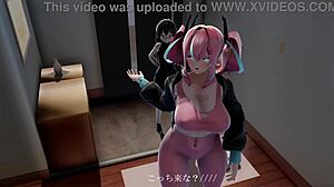 Chico Y Chica Animados Escalon Creampie Masturbation Hits Hard.