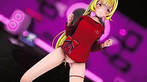 sarah hoshikawa shakes hips in dynamic erotic dance animation