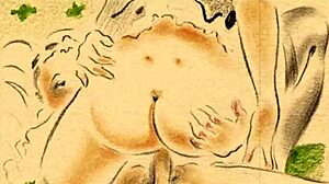 vintage hairy erotic drawings tease forbidden retro desires