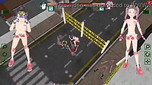 Future Female Guards Crave Men's Cocks in Suppanuki Hentai Game