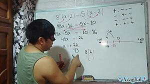 61 wild math sex equation with nerd student teacher in bedroom hentai