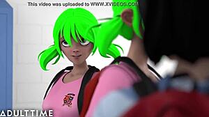 AdultTime Hot Teacher Fucks Horny Students Hardcore Hentai