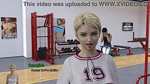 Stepsis blonde screams as bigbro's monster cock stretches her pussy right in front of boyfriend at gym cum explosion!