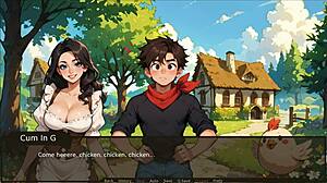 Maid Catches Farmer's Taboo Surprise Boner Hentai Game Ep 4