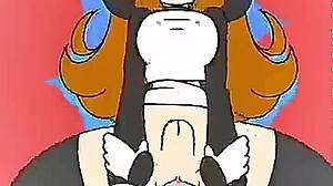 hentai mona teases with her hidden curves begging for secret touches