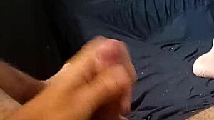 woke up horny jerked off moaning solo bedroom orgasm