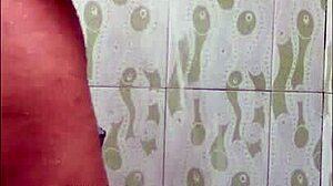 Homemade Wife Fucks Husband Amid Big Tits Bath Bouncing