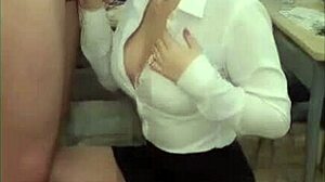 Blonde Teen Sucks Fucks Huge Cock Creampie Bukkake Blowjob!