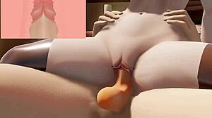 Houshou Marine Goes Wild In Reverse Cowgirl Big Tits 3D MMD Hentai