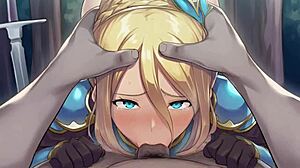 arcade bard unleashes excalibone deepthroat blowjob cowgirl ride big tits creampie ai hmv.