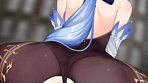 imagine ganyu riding your cock cowgirl style all erotic and wet