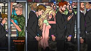 Public Subway Whore Discovers Thrill of Outdoor Exposure Game