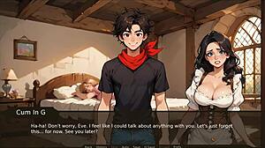 Maid Catches Farmer's Taboo Surprise Boner Hentai Game Ep 4