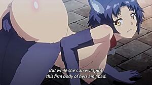 Wolf girl with huge ass and tits rides cowgirl to massive creampie in wild 2022 hentai frenzy!!