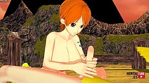 nami one piece luffy handjob missionary uncensored asian anime sex